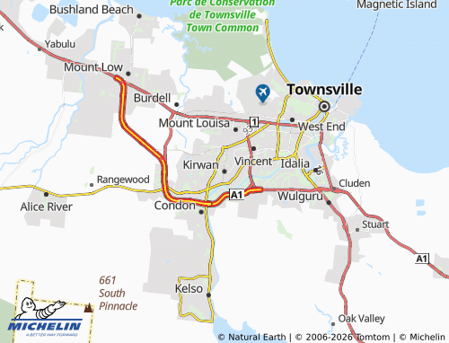 MICHELIN Kirwan map - ViaMichelin