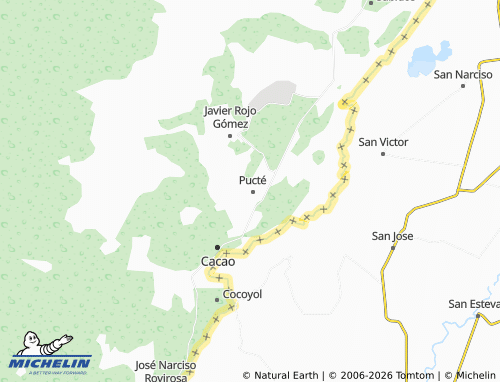Mappa MICHELIN Pucte - ViaMichelin