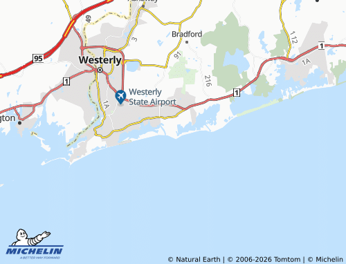 Carte MICHELIN Weekapaug - ViaMichelin