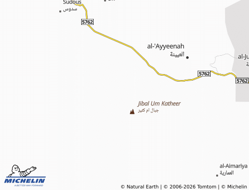 MICHELIN Bawdah map - ViaMichelin