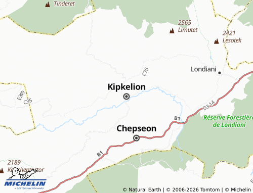 MICHELIN Kipkelion map - ViaMichelin