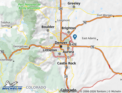 Carte MICHELIN Colorado - ViaMichelin