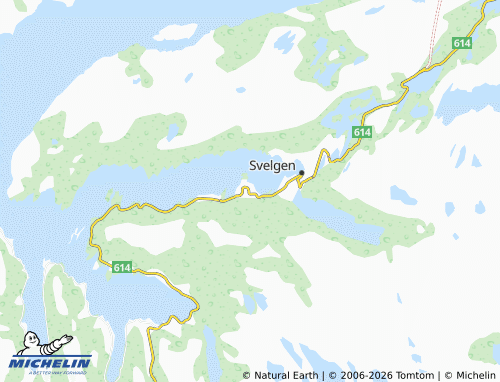 MICHELIN-Landkarte Breivika - ViaMichelin