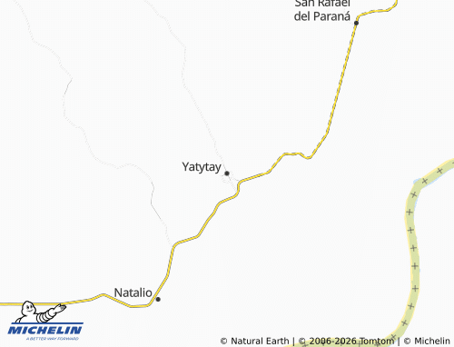 Mapa MICHELIN Yatytay - ViaMichelin