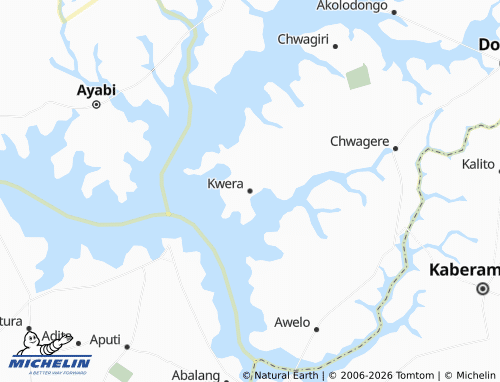 MICHELIN Kwera map - ViaMichelin