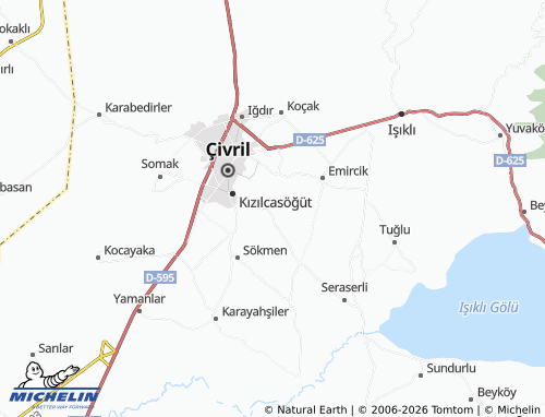 MICHELIN Ömerli map - ViaMichelin
