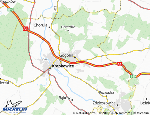 MICHELIN Gogolin map - ViaMichelin