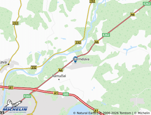 Mappa MICHELIN Karmėlava II - ViaMichelin