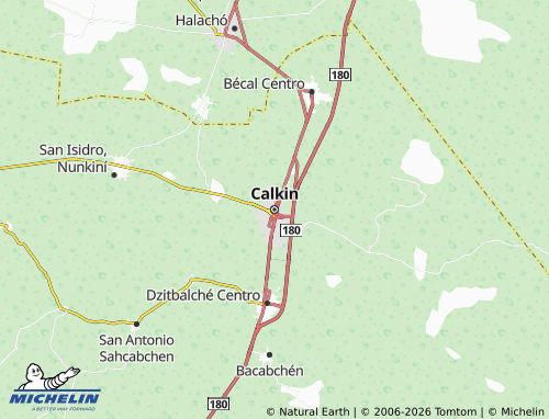 Kaart MICHELIN Calkin - ViaMichelin