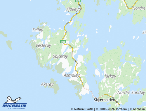 Carte MICHELIN Sand - ViaMichelin