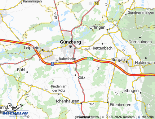 MICHELIN Deffingen map - ViaMichelin