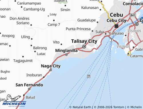 MICHELIN Tungkil map - ViaMichelin