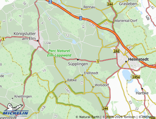 MICHELIN Süpplingen map - ViaMichelin