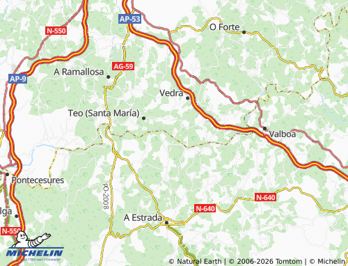 MICHELIN Ribeira map - ViaMichelin