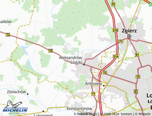 Carte MICHELIN Ruda-Bugaj - ViaMichelin