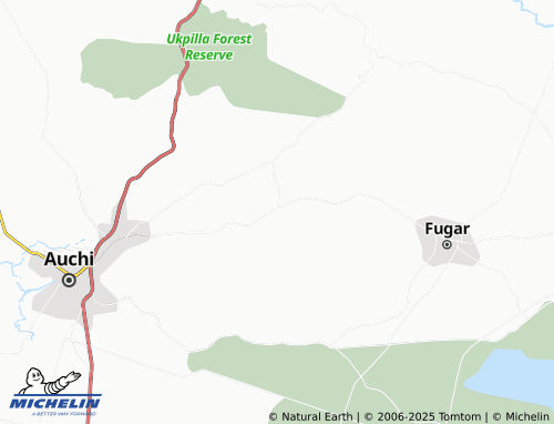MICHELIN Ayoguri map - ViaMichelin