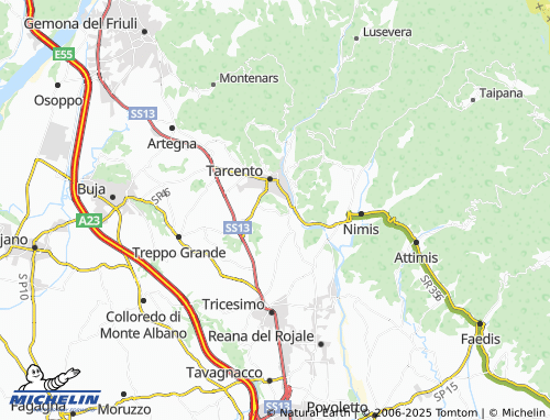 Mappa MICHELIN Segnacco - ViaMichelin