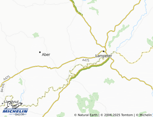 Mappa MICHELIN Llanwnnen - ViaMichelin