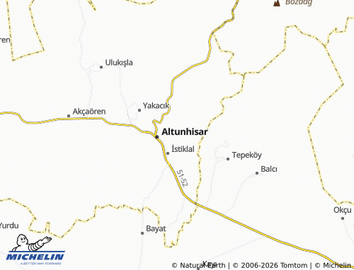 MICHELIN Yeşilyurt map - ViaMichelin
