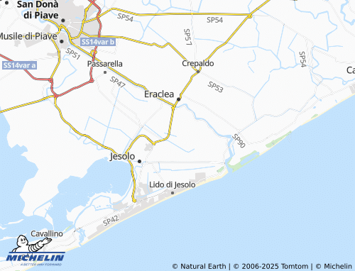 MICHELIN Ca' Trinchet map - ViaMichelin