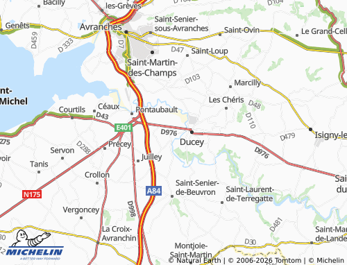 MICHELIN Poilley map - ViaMichelin
