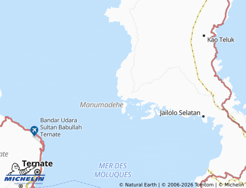 MICHELIN Sidangoli Gam map - ViaMichelin