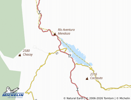 MICHELIN-Landkarte Potrerillos - ViaMichelin
