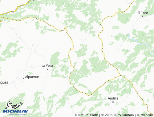 MICHELIN Abejuela map - ViaMichelin