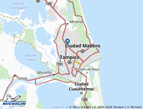 Mappa MICHELIN Gustavo Díaz Ordaz - ViaMichelin
