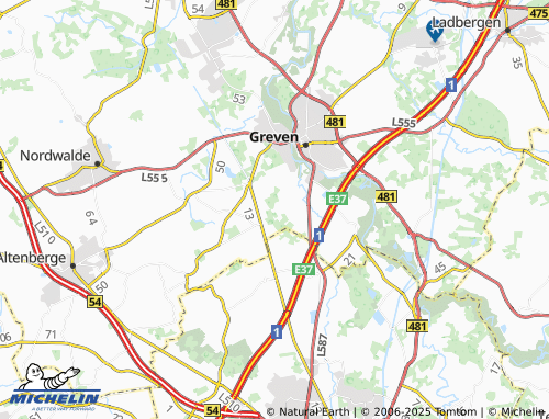 Carte MICHELIN Laumann - ViaMichelin