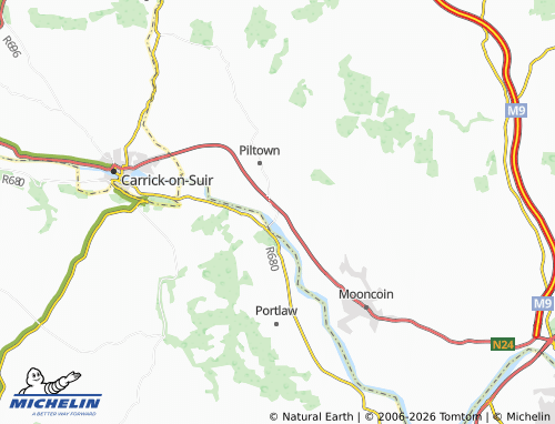 Mappa MICHELIN Fiddown - ViaMichelin