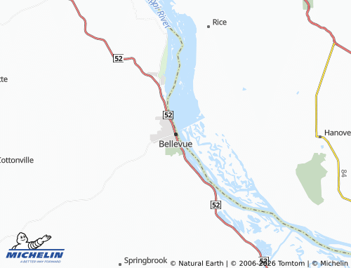 Mappa MICHELIN Bellevue - ViaMichelin