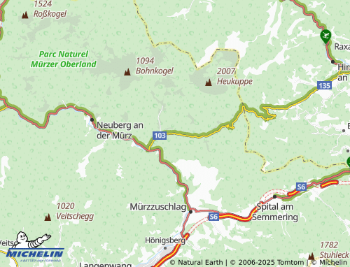 MICHELIN Stojen map - ViaMichelin