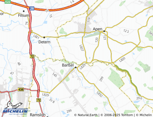 Mapa MICHELIN Tange - ViaMichelin