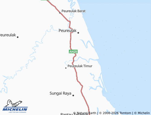 Mappa MICHELIN Seuneubok Pidie - ViaMichelin