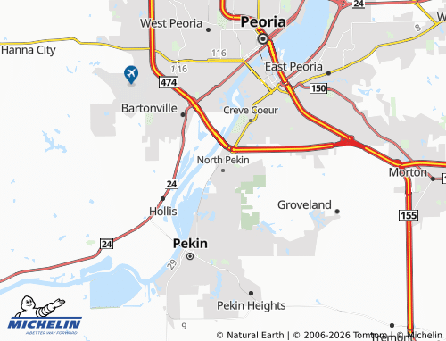 Mappa MICHELIN North Pekin - ViaMichelin