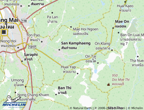 Kaart MICHELIN Sai Mun - ViaMichelin