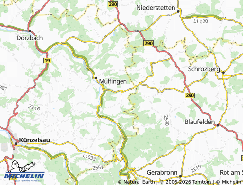 MICHELIN Simprechtshausen map - ViaMichelin