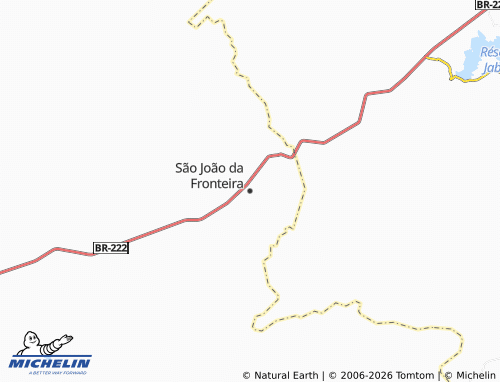 Mappa MICHELIN São João da Fronteira - ViaMichelin