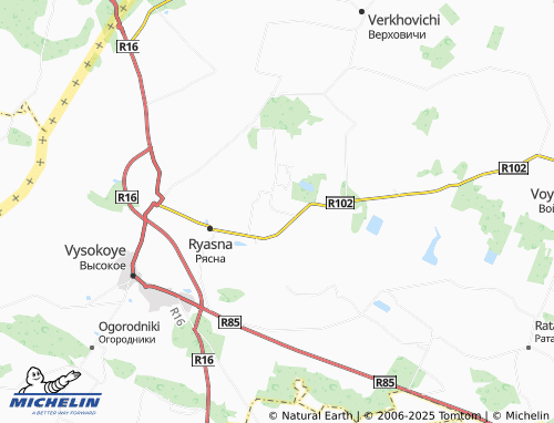 MICHELIN Belovezhskiy map - ViaMichelin