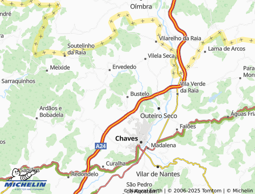 MICHELIN Bustelo map - ViaMichelin