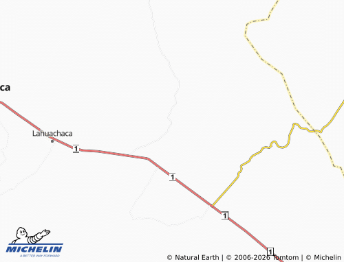 MICHELIN Colpapucho Belén Alto map - ViaMichelin