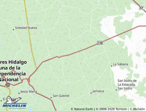 MICHELIN Mesa de López map - ViaMichelin