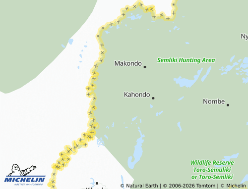 MICHELIN-Landkarte Rwebishengo - ViaMichelin