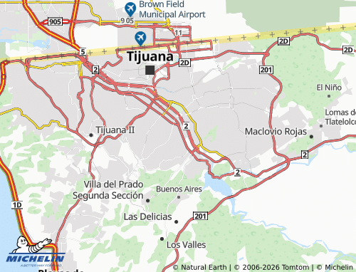 Mapa MICHELIN Lomas Verdes - ViaMichelin