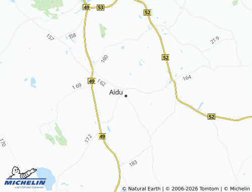 MICHELIN Aidu map - ViaMichelin