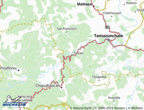MICHELIN Tamán map - ViaMichelin