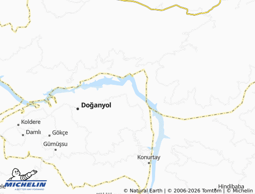 MICHELIN Akkent map - ViaMichelin