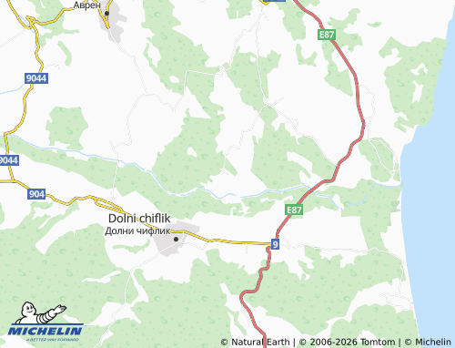 Mappa MICHELIN Krusha - ViaMichelin