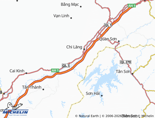 MICHELIN-Landkarte Thị Trấn Chi Lăng - ViaMichelin